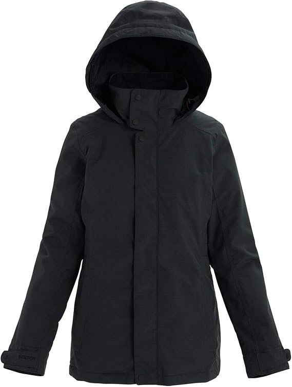 Burton Womens Jet Set Jacket, True Black Heather New, 3X-Large