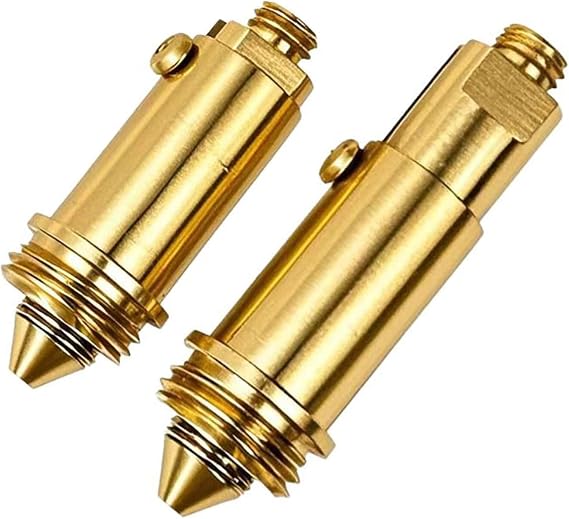 2pcs Brass Basin Click Clack Plug Bolt - Zesc-Im Pop Up Clack Slotted Plug Bolt Replacement Screw 28 g, Prevent Leaks and Restore Pop-Up Action in most Sink bath tub Drains