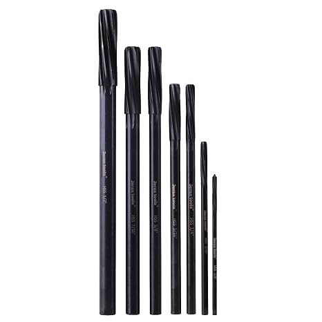 1/8"-1/2" 7 Pcs M2 HSS Chucking Reamer Set