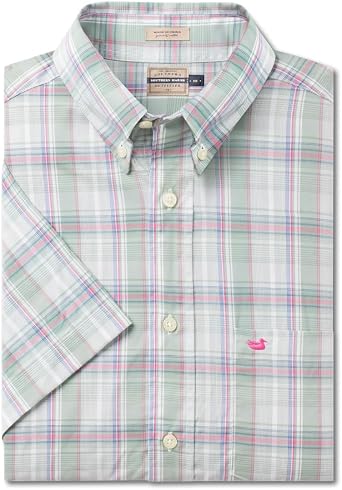 Catawba Plaid Ss Dress Shirt