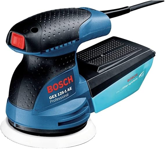 Bosch Professional GEX 125-1 AE Eccentric Sandpaper (125 mm sanding disc, 250 Watt)