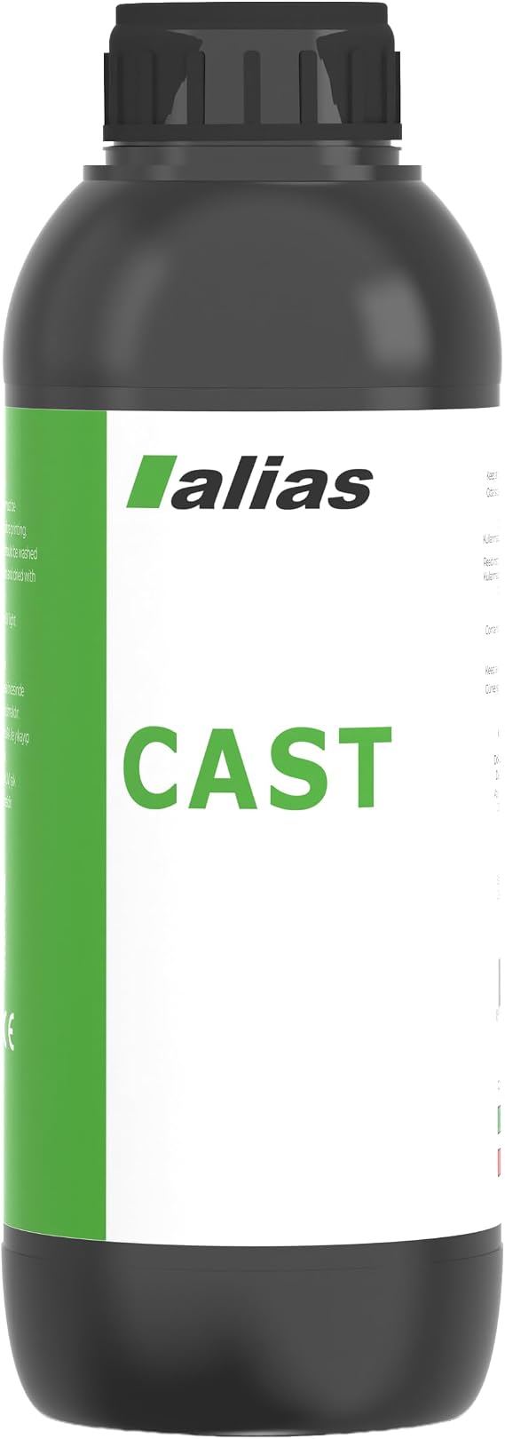 Alias Dental Casting Resin Green 1000 G Compatible with LCD 3d printers, UV, Photopolymer Resin