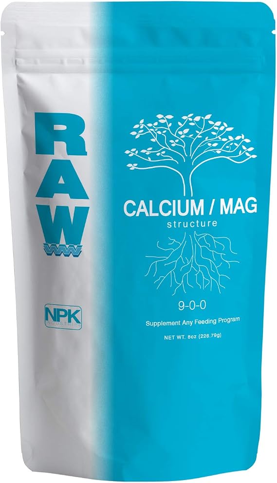 RAW Calcium/Mag 8oz - Essential Combo for Plant Health - Boosts Cell Strength and Nutrient Uptake