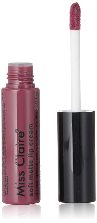 Miss Claire Soft Matte Lip Cream 62, Brown, White, 6 g