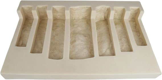 Rubber Molds for Concrete, Mountain Ledge 1-Step Corner Mold
