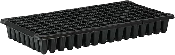 Bootstrap Farmer 128 Cell Seedling Tray - Extra Strength 10 Pack, Seed Starter Grow Trays for Starting Plantings Propagation, Germination 1020 Plug Flat