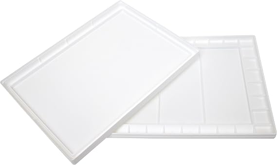 Masterson Aqua Pro Watercolor Palette, 15.5 X 11.5 X 1.75 inches, 3 Mixing Areas with 32 Paint Wells (1014)