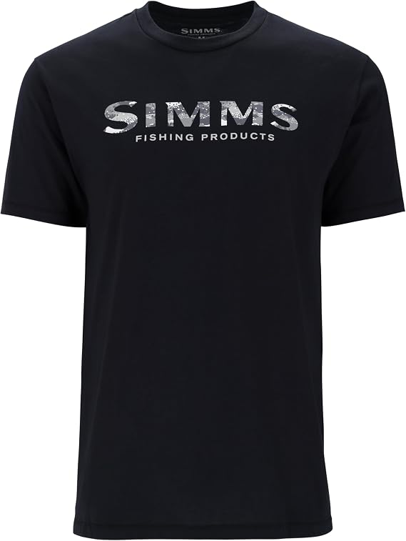 Simms Mens Shroud Fill Logo T-Shirt