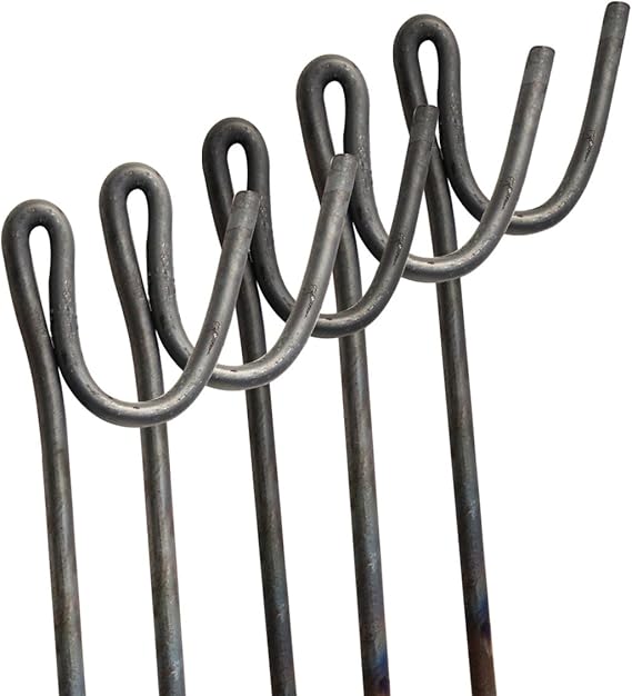 Suregreen Steel Fencing Pin | 1.2M Long | 8mm Thick | 20 Pack of Steel Fencing Road Pins for Temporary Fencing and Signage