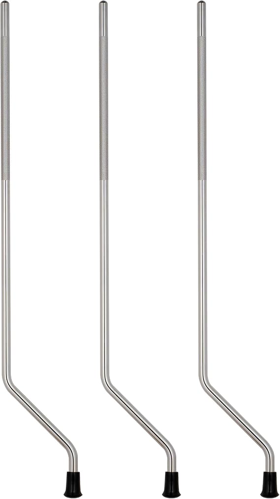 Floor Tom Legs, 10.5mm Diameter, 21" Chrome-Plated Steel 3-Pack (SC-TL2A)