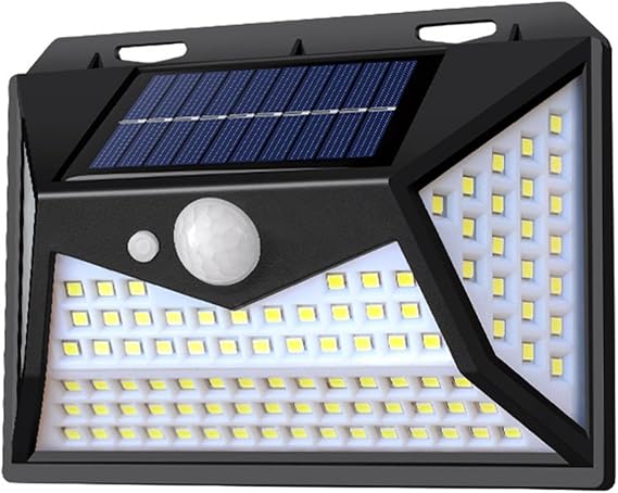 Outdoor Solar Lights | Waterproof Solar Security Lights Outdoor Motion Sensor Lights,Wide Angle Solar Powered Outside Wall Security LED Lights, 3 Modes/Motion Sensor for Fence Yard Garden Patio