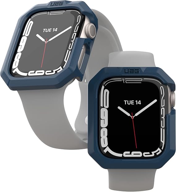 URBAN ARMOR GEAR UAG Compatible Apple Watch Case 41mm iWatch Series 9/8/7, Scout Rugged Military Grade Protective PC Bumper Case, Mallard