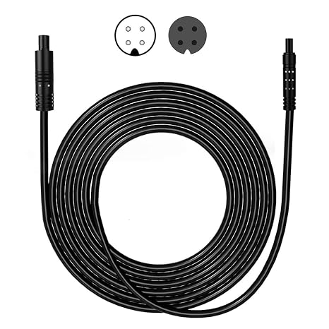 4 Pin 16.5Ft Dash Cam Rear View Backup Camera Reverse Car Recorder Cable Extension Cord (4-pin 16.5ft)