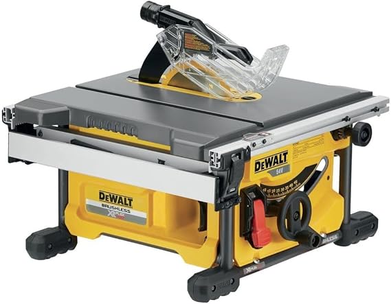 Dewalt DCS7485N-XJ XR Flex Volt Table Saw Bare Unit, 108 W, 54 V, Yellow/Black, 210 mm, Set of 8 Pieces