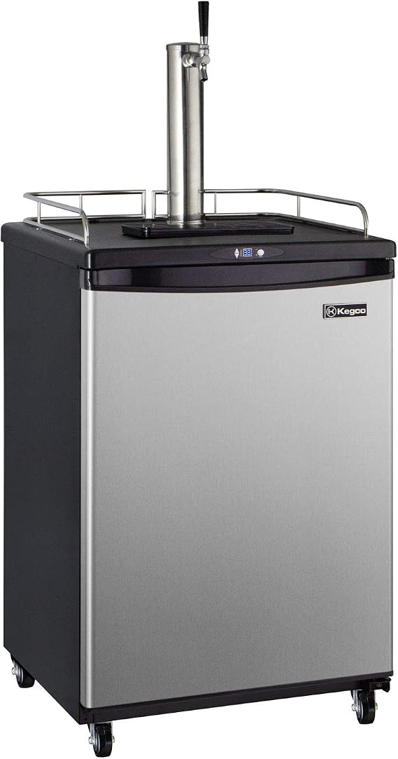 Kegco Keg Dispenser, Stainless Steel