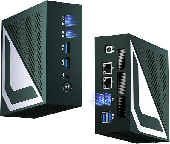 Mini PC AMD Ryzen AI 9 HX 370(12 Cores | 80 Tops | Radeon 890M), Win-11 Pro, 64G DDR5, 4T PCIE4.0 SSD, Mini Gaming Desktop Computers Dual 2.5G LAN, Oculink/USB 4.0 /Triple Display 8K/WiFi7