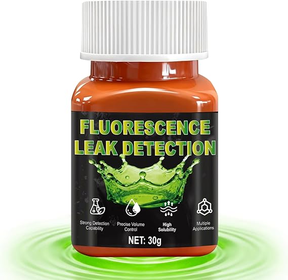 Drain Dye, leak detection dye, Drain Tracing Dye, Water Dye, High Water Solubility, Precise Positioning, Used for Leakage Detection in Pipes, 30g
