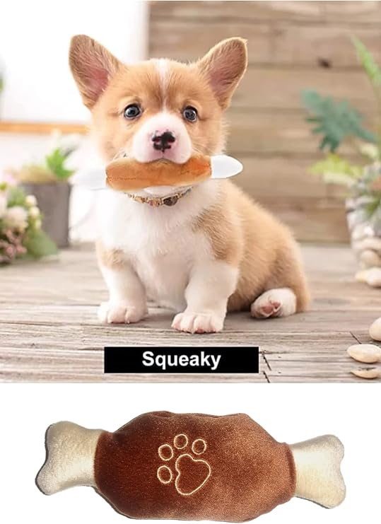 TİNEKE Plush Bone Resistant Sound Dog Toy