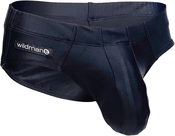 Wildmant Big Boy Pouch Swim Brief Black