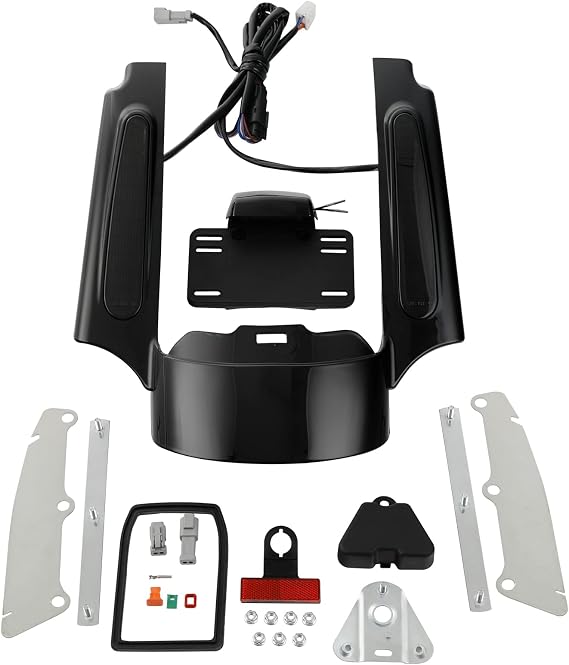 TCMT LED Rear Fender Fascia Fits For Harley Touring Road King CVO Road Glide Ultra Classic Electra Glide Street Glide 2009-2013