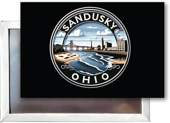 Sandusky Ohio Souvenir Destination 2x3-Inch Fridge Magnet Single