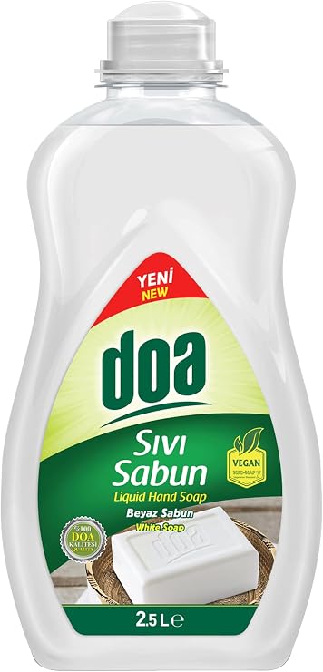DOA Sıvı Sabun Beyaz Sabunlu 2500 ml