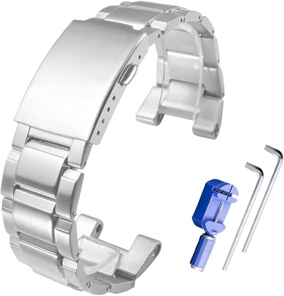 GST210 Paslanmaz Çelik Watch Band Casio GST-210 400G B100 W100 W110 W300 S100 S100D S110 S110D S300 28mm Kayış Değiştirme Erkekler ve kadınlar için wirst watchband