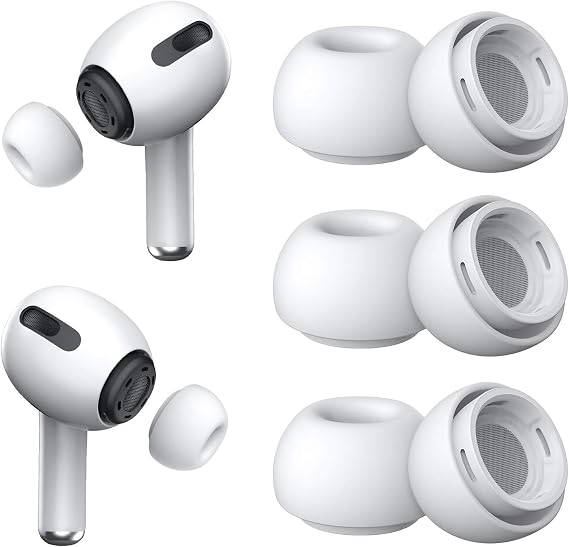 Silicone Headphone Tip Set for Minesk Airpods Pro and Airpods Pro 2 that Fits Fully in the Ear and Strengthens Sounds by Providing Sound Insulation That Doesn't Fall Out of the Ear (All Set of 3 to the Same Size) (XS)