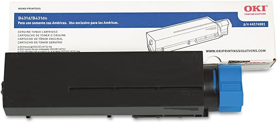 OKI Data 44574901 Toner Cartridge (Black) in Retail Packaging