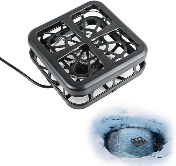 1000Watts Pond De-icer,Winter Survival Solution for Outdoor Pond Fish,Thermostatic controll Heater with Floating and Diving Modes,Keep Ponds from Freezing Over in Winter