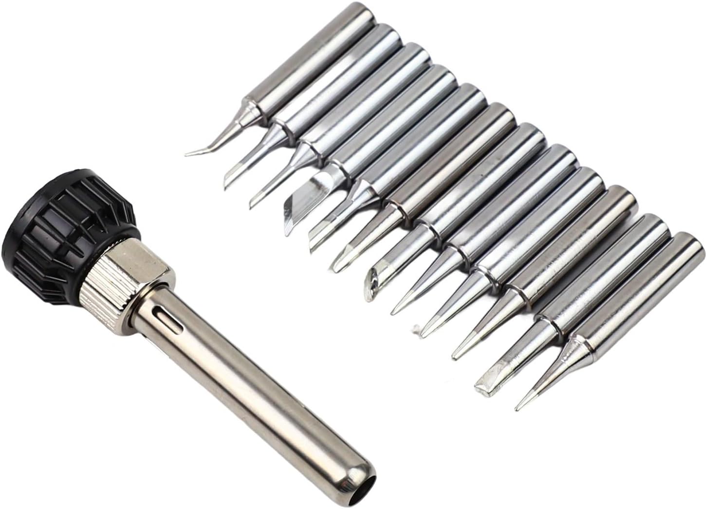 Comprehensive 13pcs Soldering Iron Tips Set for 907 933 926 937 928 94 Station Tools, Each Tip Designed for Specific Applications