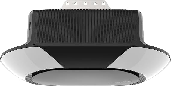 Chamberlain B6713T Smart Advanced Corner LED Lighting-myQ Smartphone Controlled-Ultra Quiet, Strong Belt Drive & MAX Lifting Power, Blue Garage Door Opener
