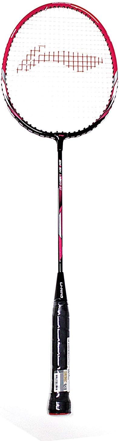 Li-Ning XP-60 IV Blend Badminton Racquet (Black/Pink, Weight : W4 90-95 Grams), blend