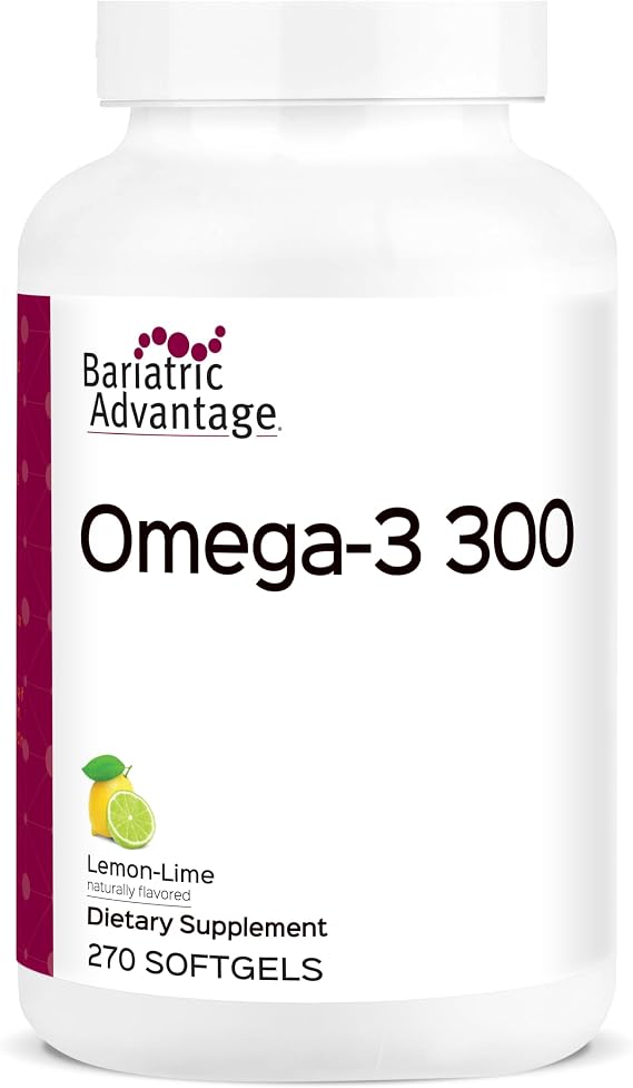 Bariatric Advantage Omega-3 300, Lemon Lime, 270 Softgels