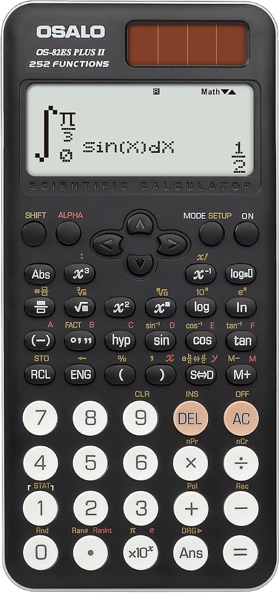 OSALO Scientific Calculator 252 Functions Secondary School Maths OS-82ES-2