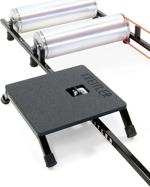 KREITLER Stable Step for Rollers | Non-Slip Wood Deck | Polymer Coated | Steel Frame | Standard & Kompact Rollers Compatible