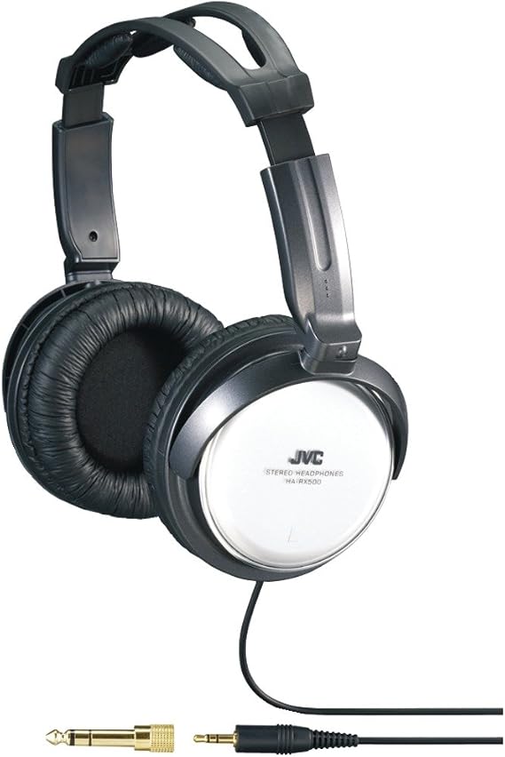 JVC HARX500 Full-Size Headphones (Silver)