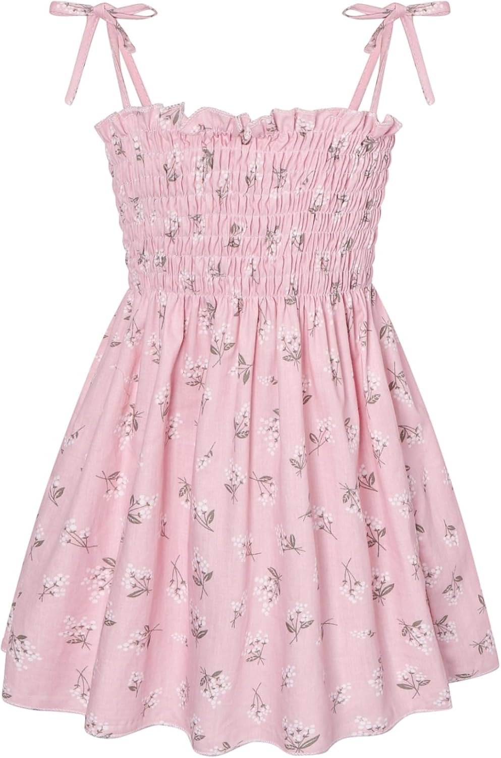 Girls Dresses, Toddler Dress, Little Toddler Girls Flower Summer Strap Dresses,Backless Cute Floral Sundress for Kids