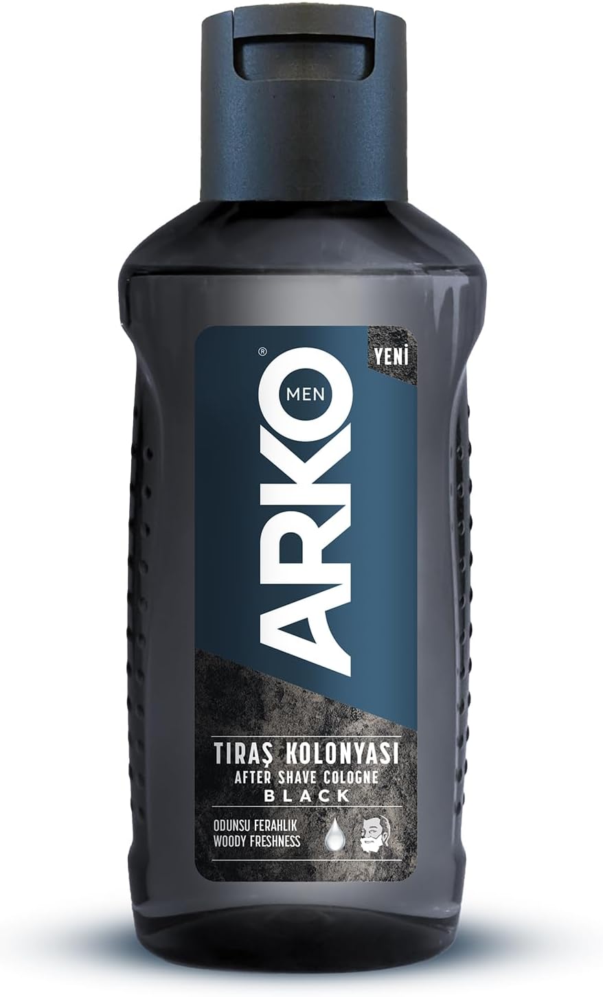 ARKO MEN After Shave Cologne, Black, 255 Milliliters