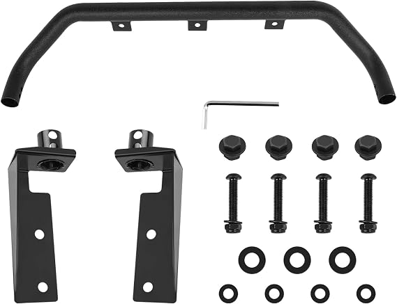 123220RR Front Bumper Mounted Light Bar Fit for Jeep Wrangler JK 2007-2018, Replaces 123220RR