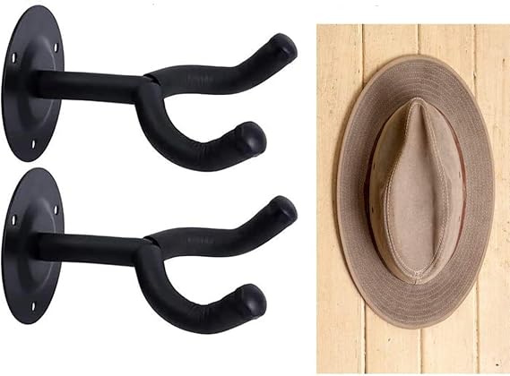 Cowboy Hat Rack/Invisible Cowboy Hat Rack for Wall/Hat Organizer/Cowboy Hat Holder Storage Display/Cowboy Hat Dryer Stand/Wall Mount - Suitable for All Kinds of hat Helmets - No Hat, 2-Pcs
