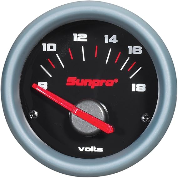 Sunpro CP7007 Sport ST 2" Electrical Voltmeter