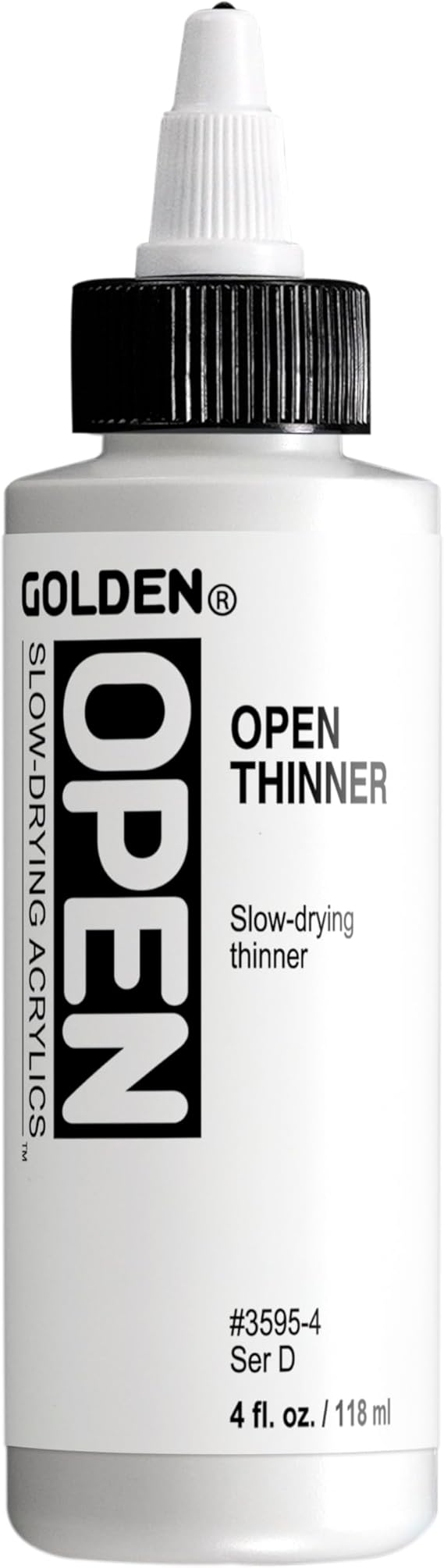 GOLDEN OPEN Slow-Drying Acrylics, Thinner, 4 fl oz.