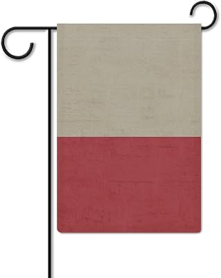 National Pride Welcome Garden Flag 12x18 Double Sided Poland Flag Spring Summer Garden Flag Flag Home Decorative Holiday Farmhouse Seasonal for Yard