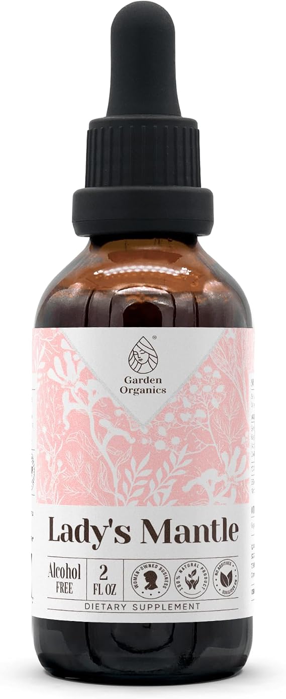 Lady's Mantle Alcohol-Free Natural Tincture Extract, Immune System Booster, Liquid Drops Made from 100% (2 fl oz)