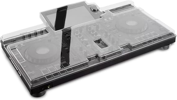 Decksaver Cover for Pioneer DJ XDJ-RX3 - Super-Durable Polycarbonate Protective lid in Smoked Clear Colour, Made in The UK - The DJs' Choice for Unbeatable Protection