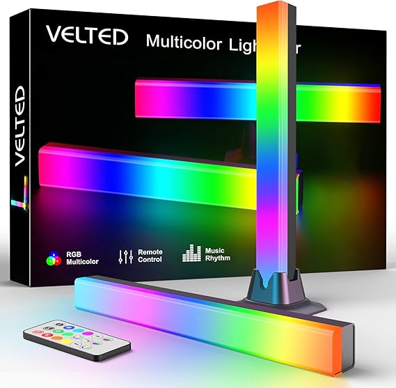 RGB Light Bar Music Sync RGB IC LED Lights Bars USB Powered Remote Control