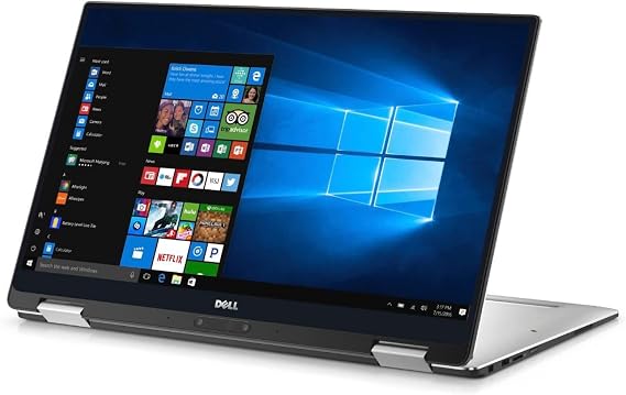 Dell XPS 13 9365 13.3" 2 in 1 Laptop FHD Touchscreen 7th Gen Intel Core i7-7Y75, 8GB RAM, 256GB SSD, Windows 10 Home (with Professional License)