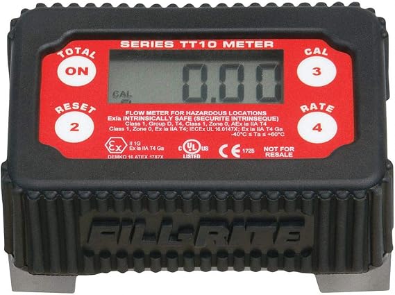 Fill-Rite TT10AN - Flowmeter For 1 Pipe FNPT 2 to 35 gpm