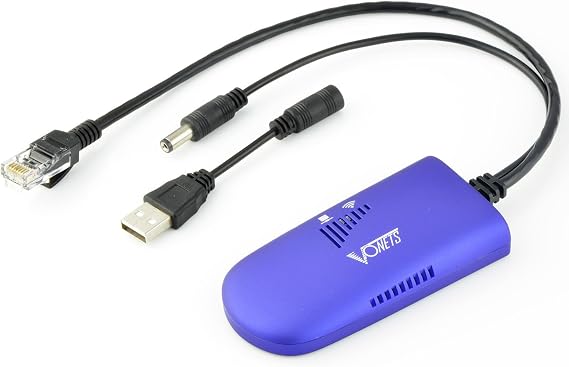 VONETS WiFi to Wired WiFi Bridge Ethernet/Signal Repeater Mini Industrial 2.4GHz 300Mbps 1 RJ45 Male USB/DC Powered for Monitoring,Electronic Scales,IP Printer,Robots,Medical Devices VAP11G-300